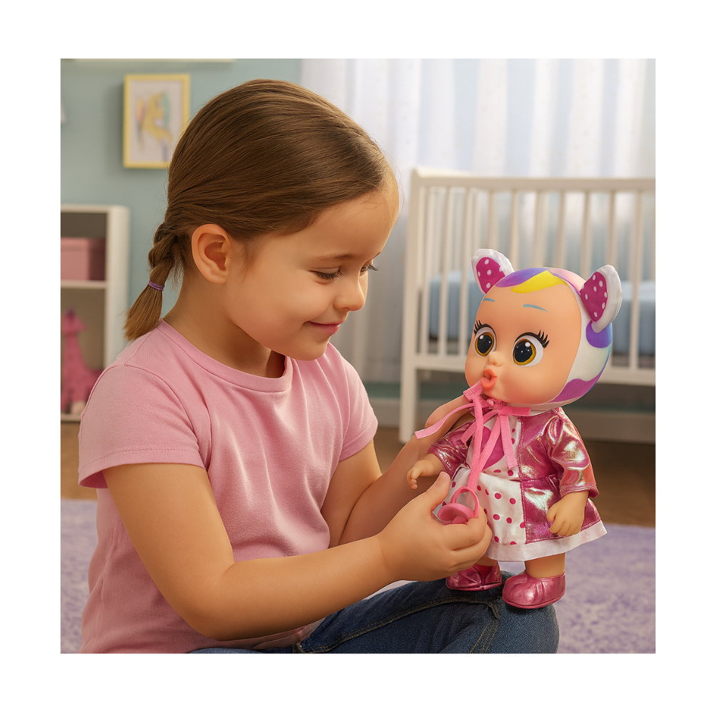 Cry Baby Muñeca Bebe Interactiva Camina, canta, baila y llora