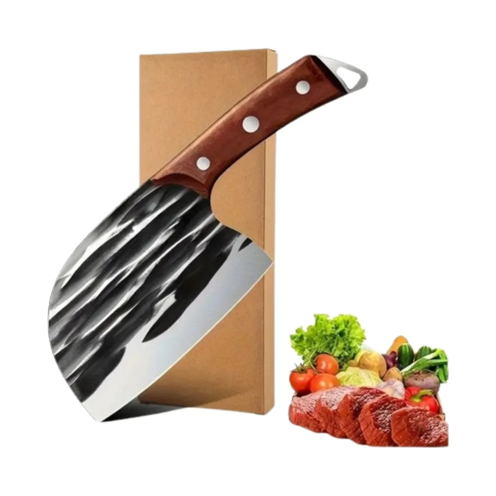 Cuchillo Japones Tipo Hacha Multiusos Acero Inoxidable