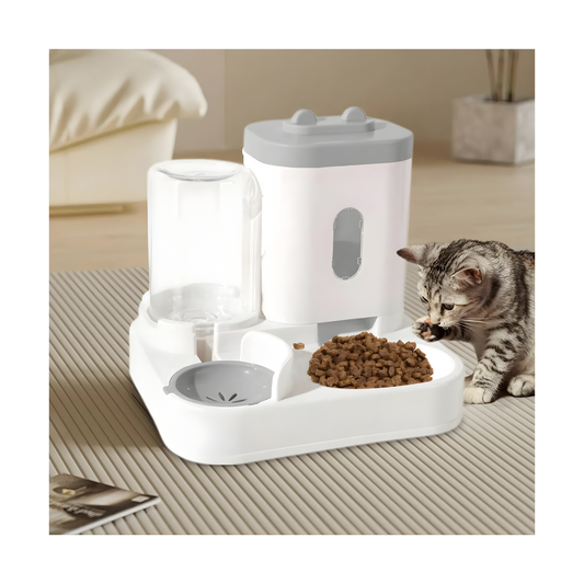 Dispensador Automatico 2 en 1 De Comida y Agua Para Mascotas
