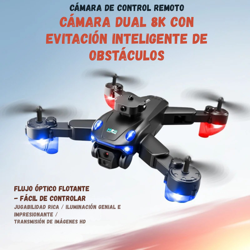 Drone Profesional M2S MAX Plegable con Cámara HD y Estuche de Transporte
