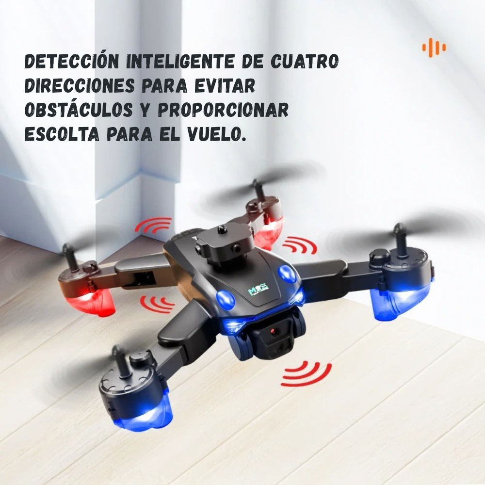 Drone Profesional M2S MAX Plegable con Cámara HD y Estuche de Transporte