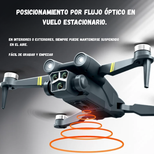 Dron M3 Max Rc Quadcopter, dual cámaras HD 4K, Wifi, Fpv, evitación de obstáculos, Control remoto con baterías y estuche de transporte.