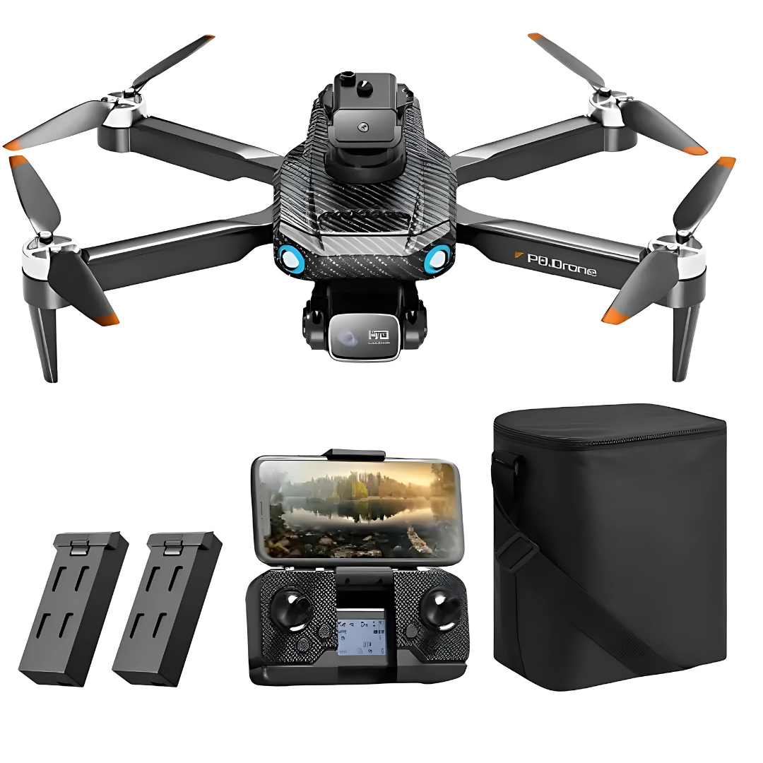 Drone T3 Pro Con Gps, Doble Cámara 1080p, Estuche Y Baterías