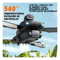 Drone T3 Pro Con Gps, Doble Cámara 1080p, Estuche Y Baterías