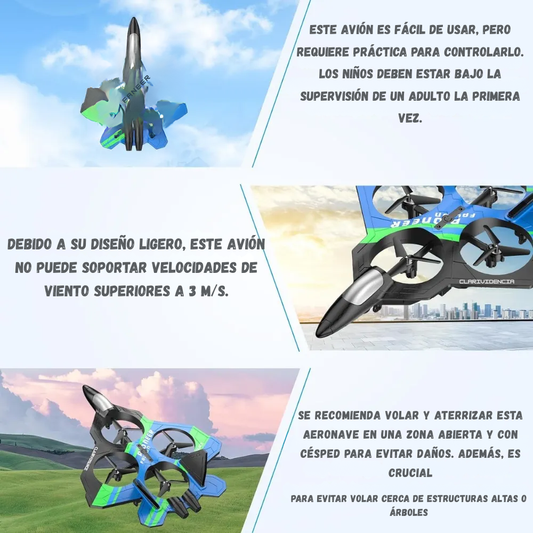 Drone Falcon Pioneer con Control Manual y Pulsera de Movimiento