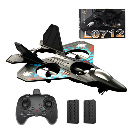 Drone L0712 Jet Fighter con Doble Batería y Control Remoto Profesional