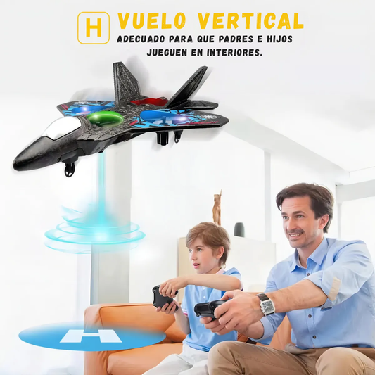 Drone L0712 Jet Fighter con Doble Batería y Control Remoto Profesional