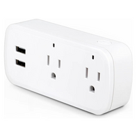 Enchufe Inteligente Tomacorriente Doble 2 Usb Alexa Google