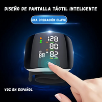 Tensiómetro Digital Recargable Voz Muñeca Presión Arterial