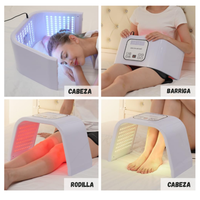 Lámpara Led Fototerapia Facial Rejuvenecimiento 7 Colores