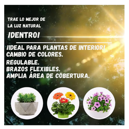 Lampara Led Para Plantas Matas De Cultivo En Interiores