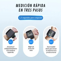 Tensiómetro Digital Recargable Voz Muñeca Presión Arterial
