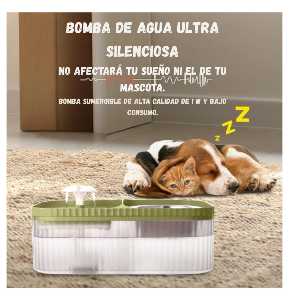Bebedero 2en1 Automático Para Perros Y Gatos