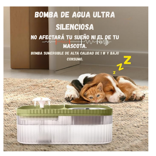 Bebedero 2en1 Automático Para Perros Y Gatos