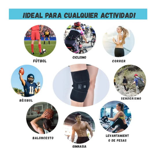 Rodillera Térmica Alivia Dolor Recuperación De Lesiones