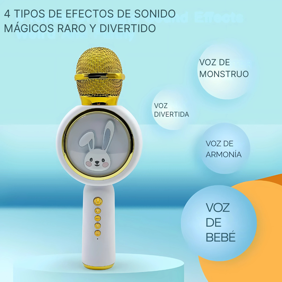 Microfono Karaoke Speaker X6 Para Niños Portátil Bluetooth