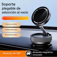 Soporte Holder Magnético Para Teléfono Con Succión Al Vacío