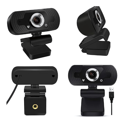 Cámara Webcam 2k Full Hd 360° Audio Y Video Usb