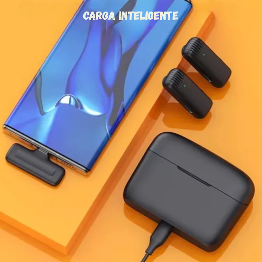 Micrófono De Solapa Inalámbrico Para Tipo C J13 Dual