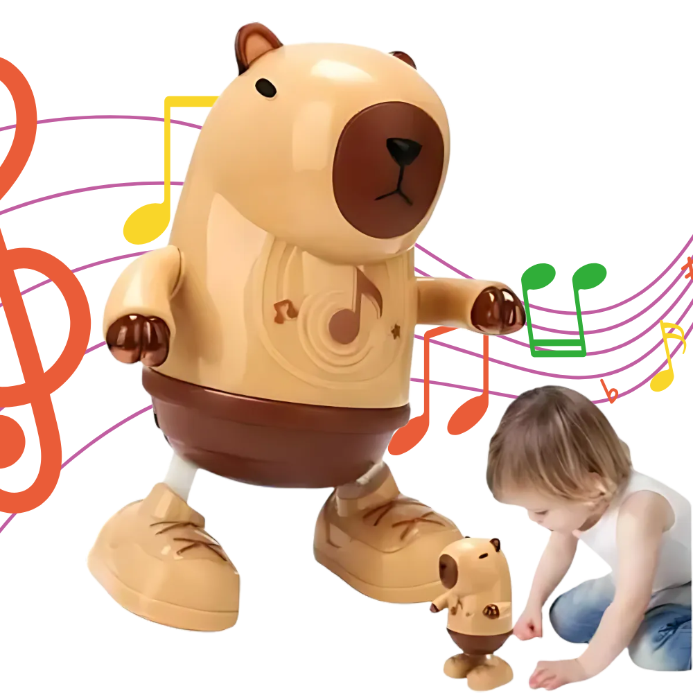 Muñeco De Capibara Bailarín Con Luz Y Sonido Movimiento