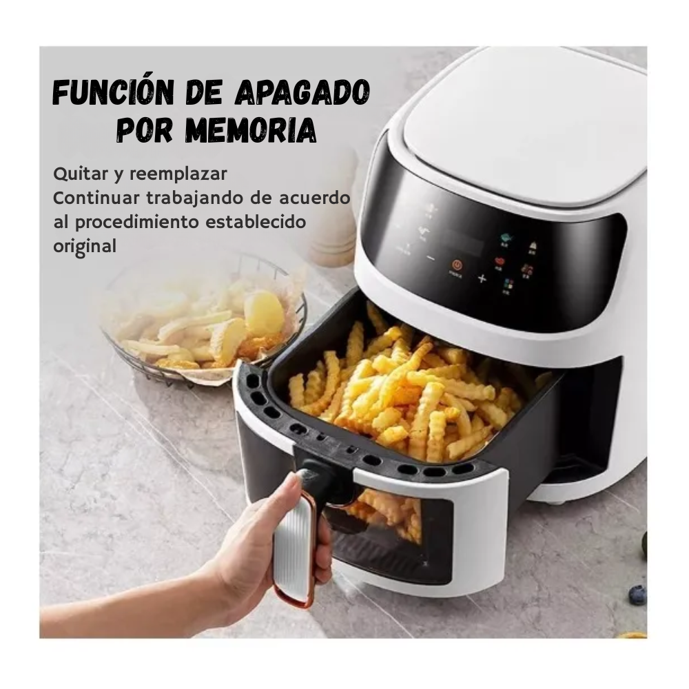 Freidora De Aire 10 Litros Sin Aceite Extra Grande Air Fryer