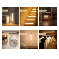 Lámpara Portátil Led Recargable Con Sensor Movimiento