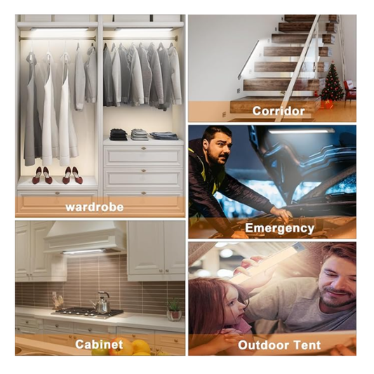 Lámpara Portátil Led Recargable Con Sensor Movimiento