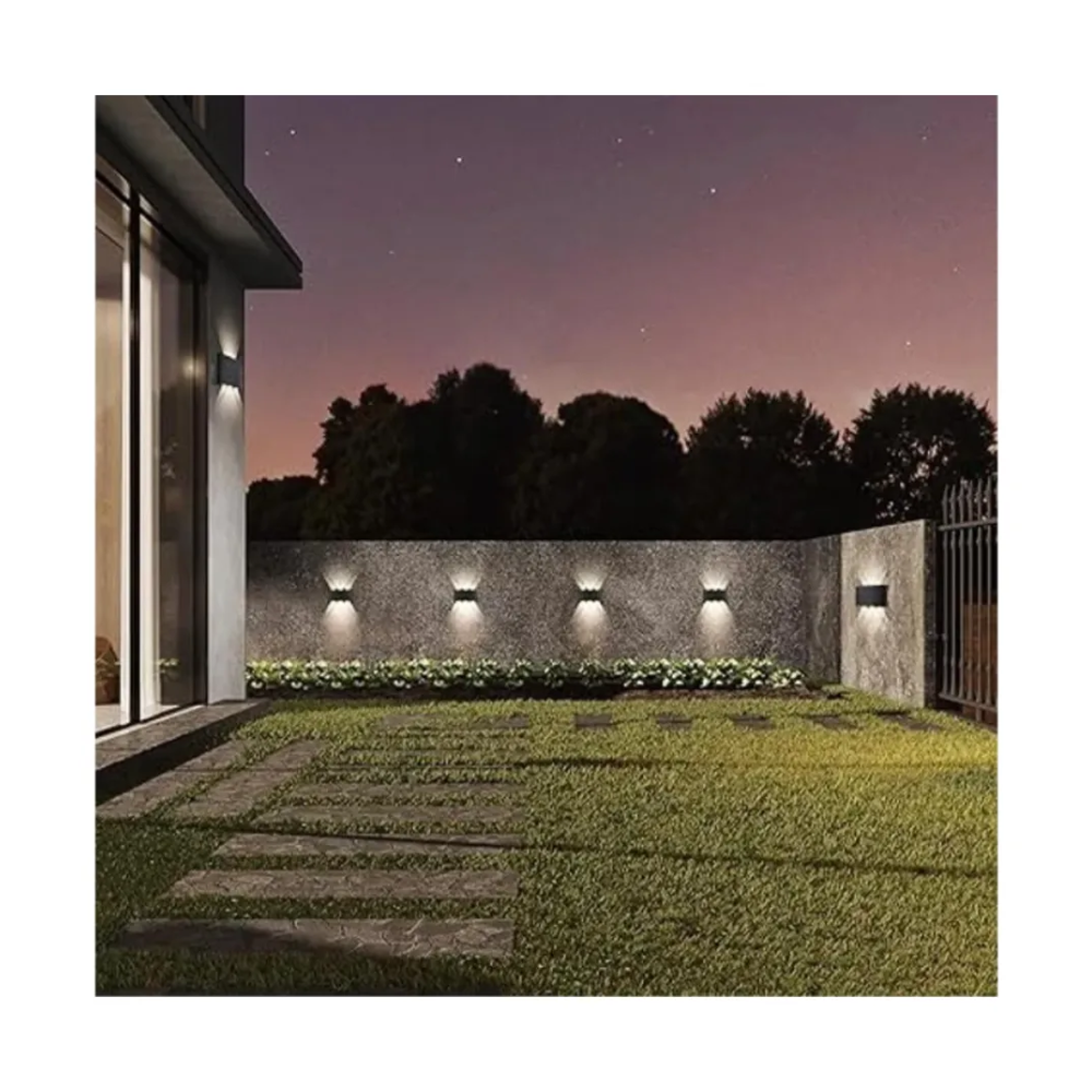 Lampara lujo para exteriores material cubierto en metal 10W