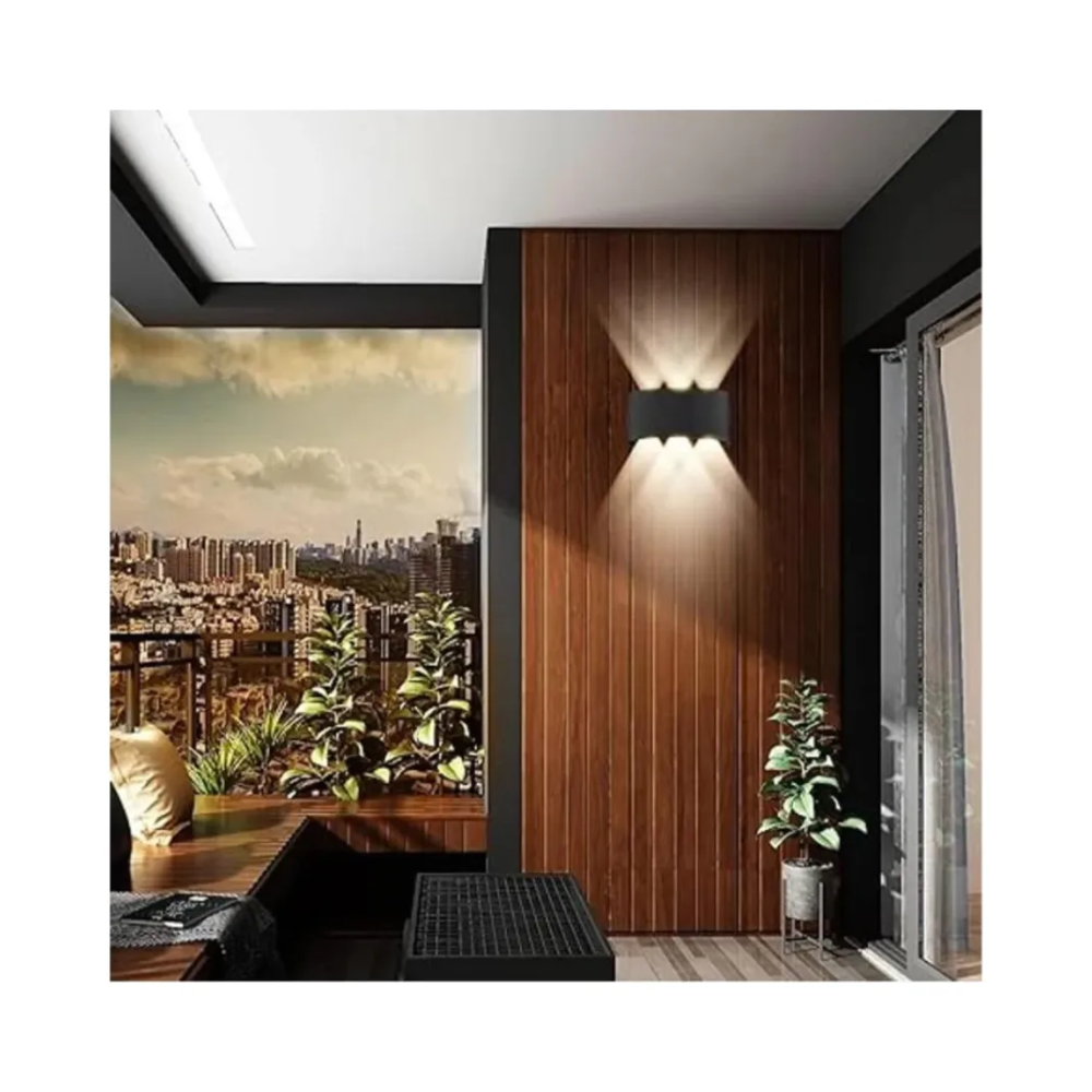 Lampara lujo para exteriores material cubierto en metal 10W