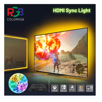 Luz Led Rítmica Para Televisor Rgb Ic Hdmi 55 A 65 Pulgadas