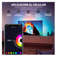 Luz Led Rítmica Para Televisor Rgb Ic Hdmi 55 A 65 Pulgadas