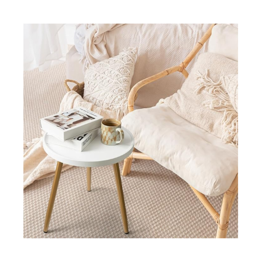 Mesa Auxiliar Moderna Versatil Estilo Nórdico Minimalista