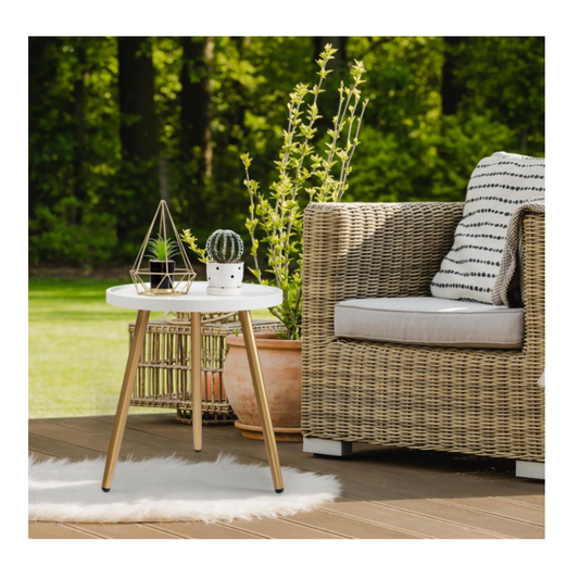 Mesa Auxiliar Moderna Versatil Estilo Nórdico Minimalista