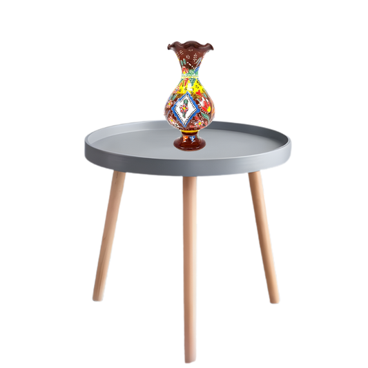 Mesa Auxiliar Moderna Versatil Estilo Nórdico Minimalista