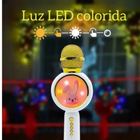 Microfono Karaoke Speaker X6 Para Niños Portátil Bluetooth