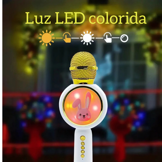 Microfono Karaoke Speaker X6 Para Niños Portátil Bluetooth