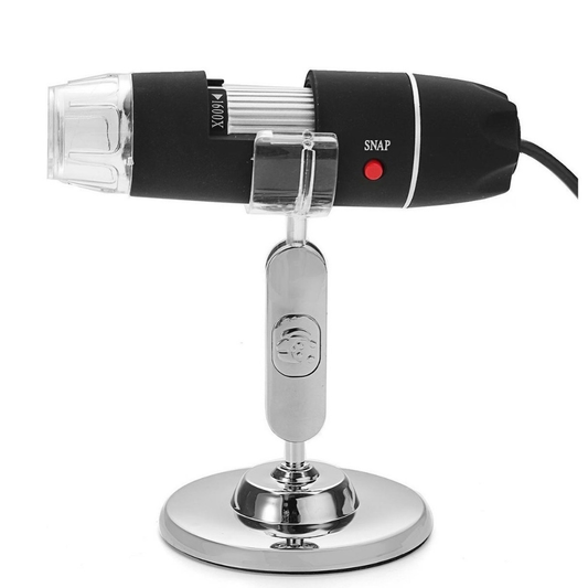 Microscopio Digital Usb Con Aumento 1600x Y Base Ajustable