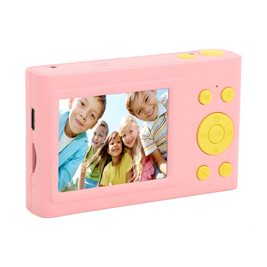 Mini Camara Digital Infantil a Color De 2,4 Pulgadas 1080P ROSA