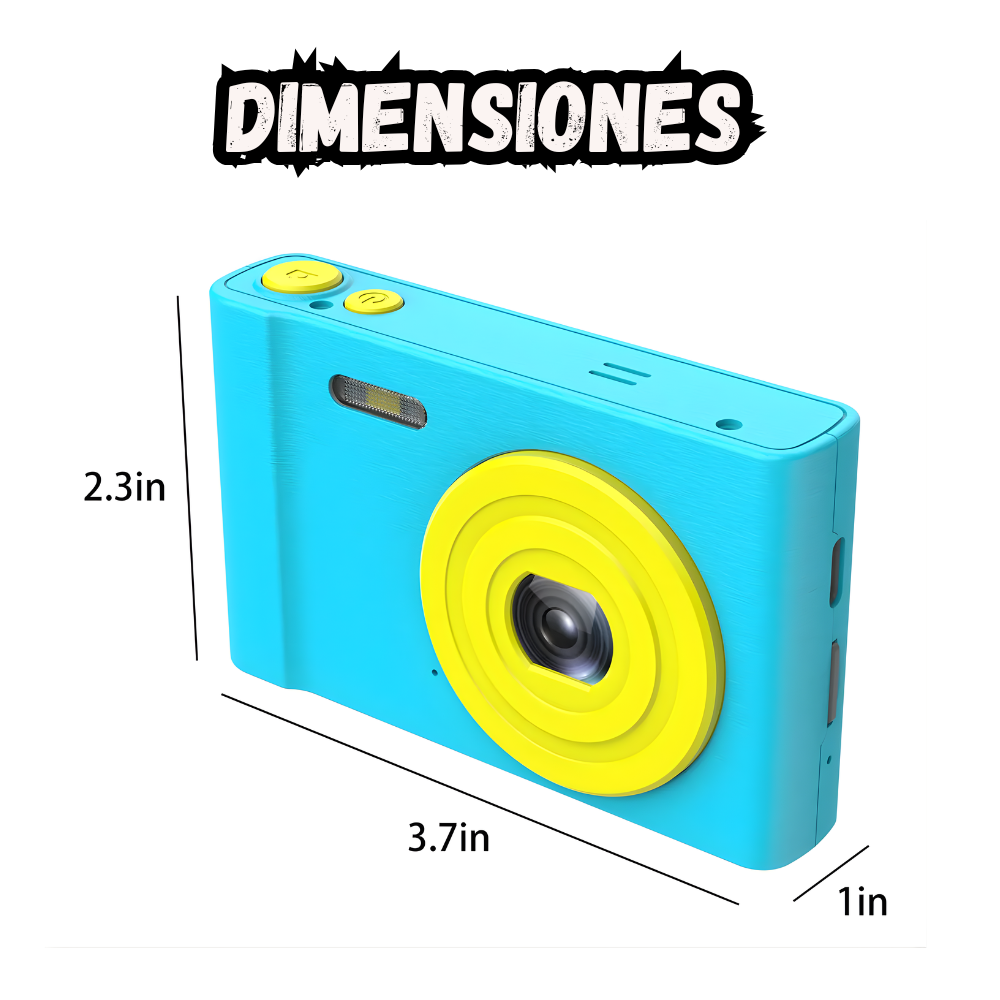 Mini Cámara Digital Infantil a Color De 2,4 Pulgadas 1080P