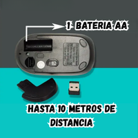 Mouse Ergonomico Óptico Inalámbrico Receptor 2.4gz W83