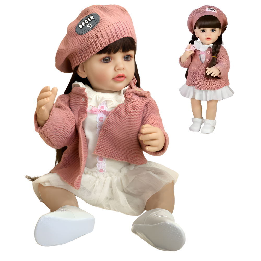 Muñeca Reborn Realista Infantil Inteligente Habla y Responde