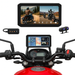 Cámara Para Moto Doble Lente Gps Pantalla Carplay Dvr 1080p