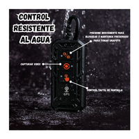 Cámara Para Moto Doble Lente Gps Pantalla Carplay Dvr 1080p