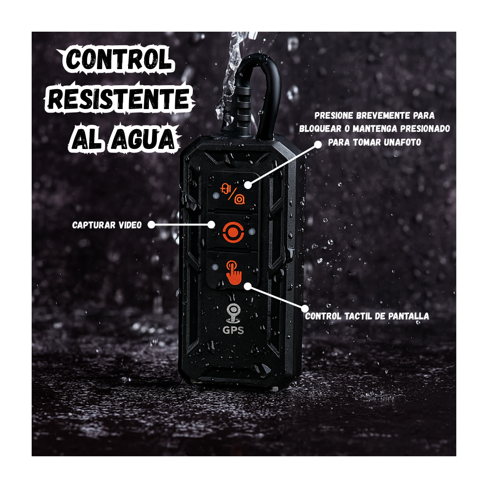 Cámara Para Moto Doble Lente Gps Pantalla Carplay Dvr 1080p