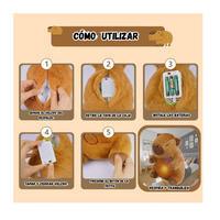 Peluche Capibara Respira Y Tranquiliza Sonido Musical