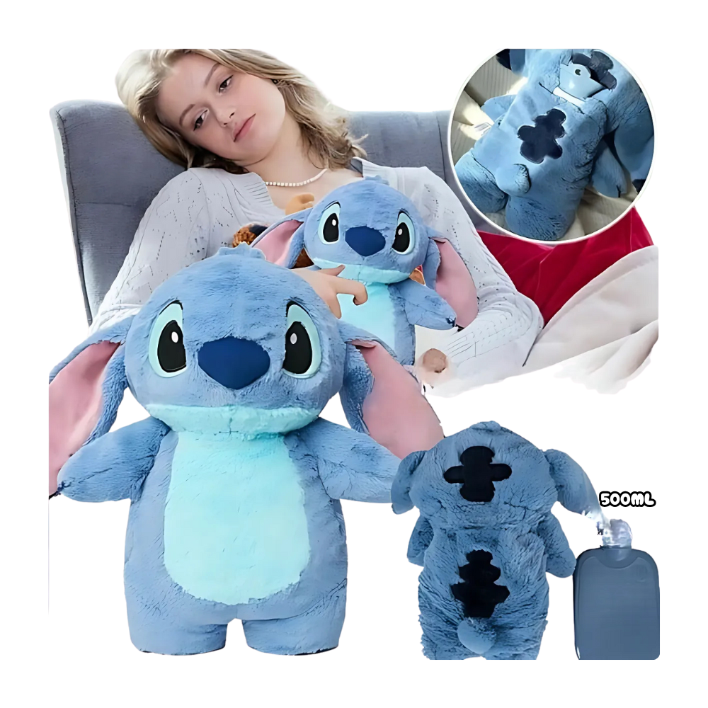 Bolsa Térmica Agua Caliente Alivia Cólicos diseño de Peluche