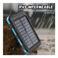 Power Bank Solar 20.000 Mah Carga Rapida Brujula Y Linterna