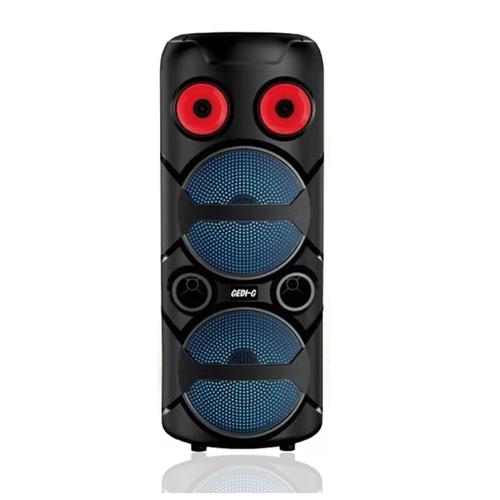 Parlante Bluetooth Torre Doble Bocina Portátil + Micrófono