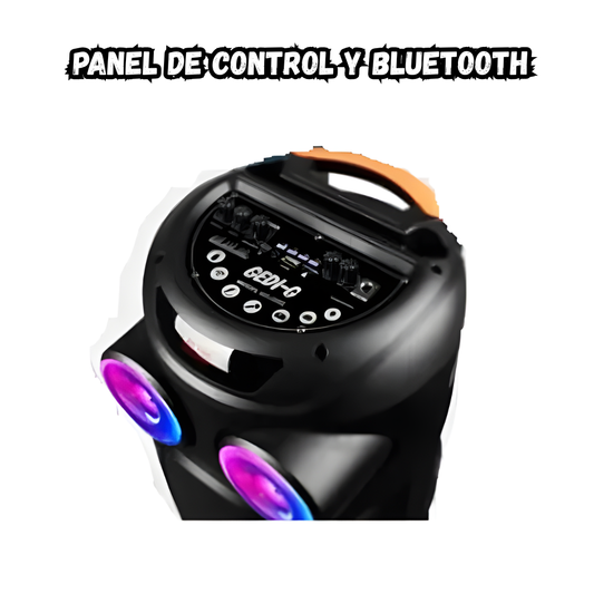Parlante Cabina Con Micrófono Bluetooth 8*2 Pulgadas GD-2887
