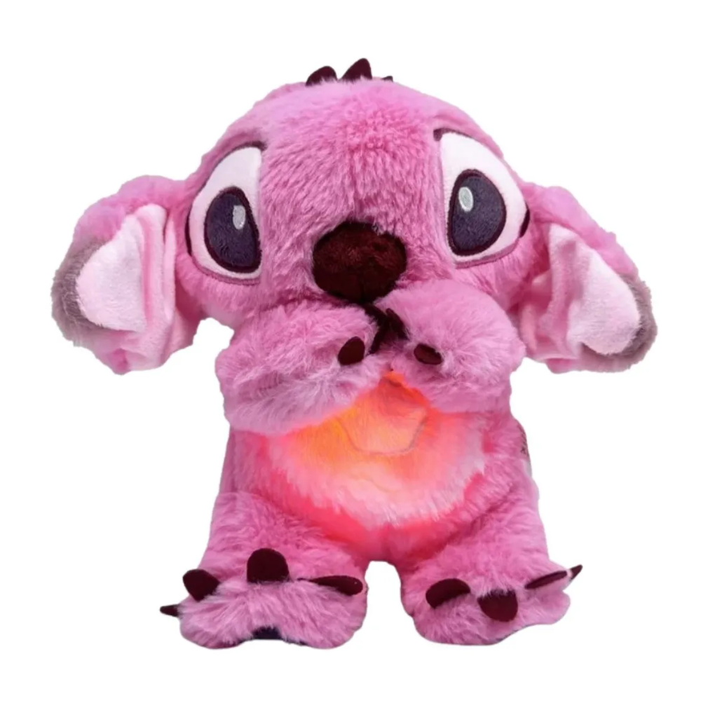 Peluche Stitch Respira y Tranquiliza Color Rosado